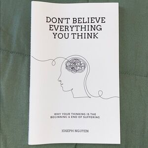 Don't Believe Everything You Think Book